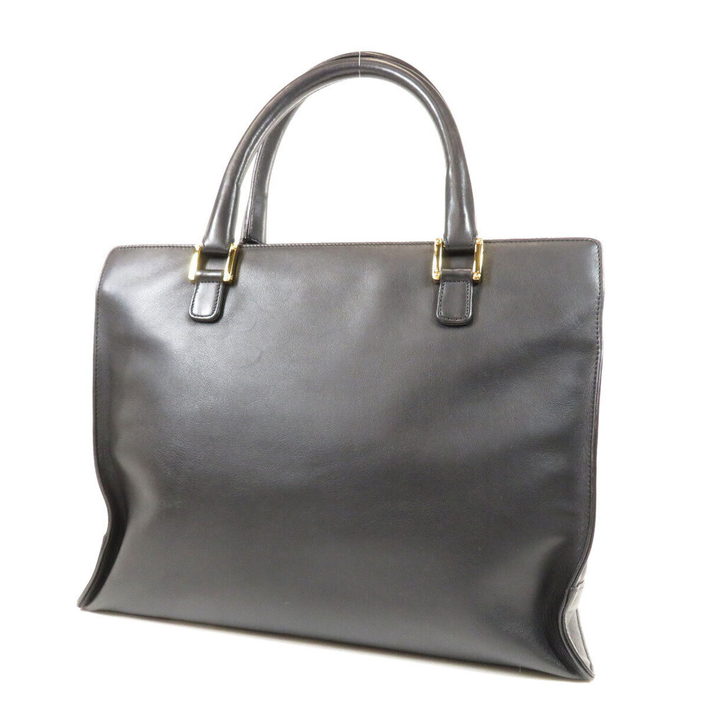 Loewe leather handbag motif Black